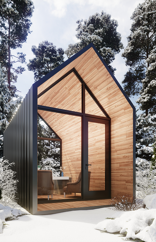Winter cabin